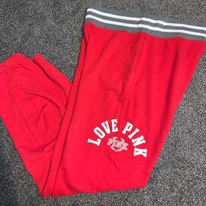 Pink Victoria’s Secret Joggers
